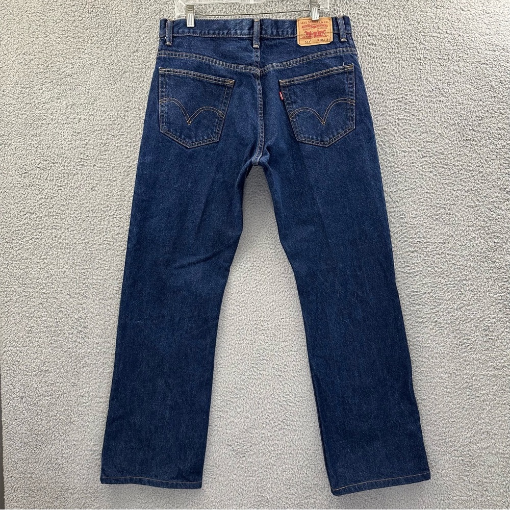 Levi's 517 Bootcut Jeans Dark‎ Wash Western Rodeo Workwear Men's 36 x 31.5